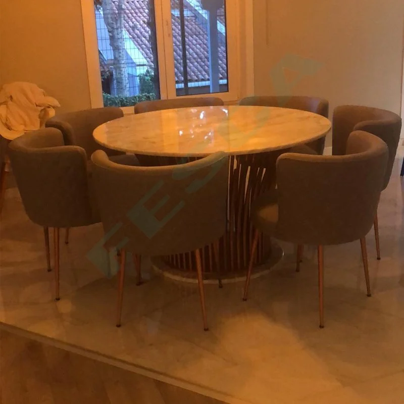 Snowy Marble Table